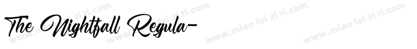 The Nightfall Regula字体转换
